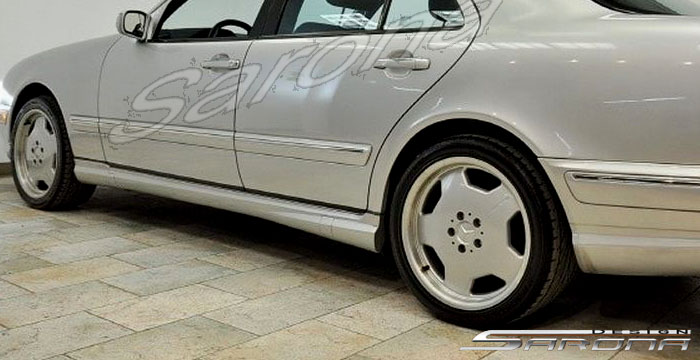 Custom Mercedes E Class Side Skirts  Sedan (1996 - 2002) - $490.00 (Part #MB-008-SS)